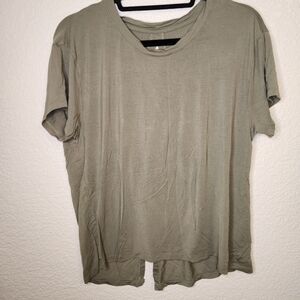 Freely green Twisted Open Back TopActive Tank Top M Green Lightweight